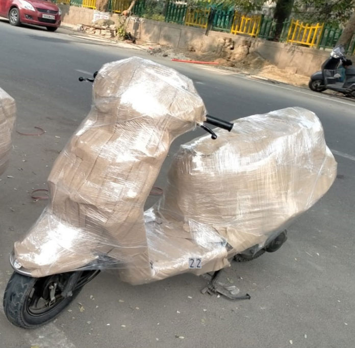 Scooty Packing and Transportation by Ludhiana Packers